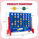 Tabletop 4-in-a-Row Game with Carrying Bag – Blue