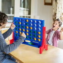 Tabletop 4-in-a-Row Game with Carrying Bag – Blue