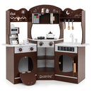 Corner Play Kitchen with Coffee Maker and Cookware – Coffee