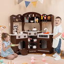 Corner Play Kitchen with Coffee Maker and Cookware – Coffee