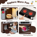 Corner Play Kitchen with Coffee Maker and Cookware – Coffee