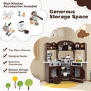 Corner Play Kitchen with Coffee Maker and Cookware – Coffee