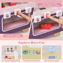 Wooden Ice Cream Cart with Pretend Treats – Pink