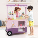 Wooden Ice Cream Cart with Pretend Treats – Pink