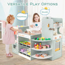 Wooden Grocery Store with Coffee Maker and Vending Machine – Green