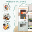 Wooden Grocery Store with Coffee Maker and Vending Machine – Green