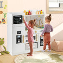 Play Kitchen with Doodle Boards and Fabric Drawer – White