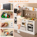 Play Kitchen with Doodle Boards and Fabric Drawer – White