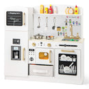 Play Kitchen with Doodle Boards and Fabric Drawer – White