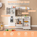 Play Kitchen with Doodle Boards and Fabric Drawer – White