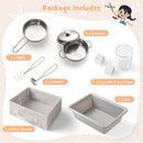 Play Kitchen with Doodle Boards and Fabric Drawer – White