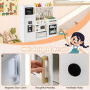 Play Kitchen with Doodle Boards and Fabric Drawer – White