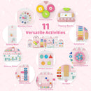 Castle Sensory Wall Activity Board – Pink