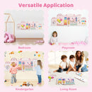Castle Sensory Wall Activity Board – Pink