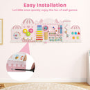 Castle Sensory Wall Activity Board – Pink