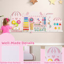 Castle Sensory Wall Activity Board – Pink