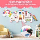 Unicorn Sensory Wall Activity Board – White