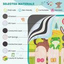 Kids Floor Piano Mat with Animal Sounds – product view