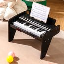 25-Key Mini Digital Piano with Light-Up Keys – Black