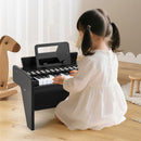 25-Key Mini Digital Piano with Light-Up Keys – Black