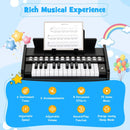 25-Key Mini Digital Piano with Light-Up Keys – Black