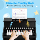 25-Key Upright-Style Mini Digital Piano – Black