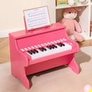 25-Key Upright-Style Mini Digital Piano – Pink