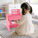 25-Key Upright-Style Mini Digital Piano – Pink
