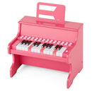 25-Key Upright-Style Mini Digital Piano – Pink