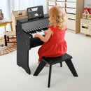25-Key Kids Digital Piano with Matching Stool – Black