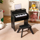 25-Key Kids Digital Piano with Matching Stool – Black