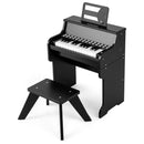 25-Key Kids Digital Piano with Matching Stool – Black