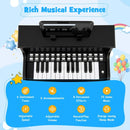 25-Key Kids Digital Piano with Matching Stool – Black