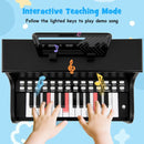 25-Key Kids Digital Piano with Matching Stool – Black