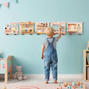 Wooden Sensory Wall Panels with Vanity Play – product view