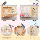 Wooden Sensory Wall Panels with Vanity Play – product view