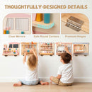 Wooden Sensory Wall Panels with Vanity Play – product view