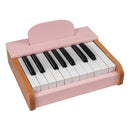18-Key Wooden Kids Piano with Music Stand – Pink