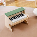 25-Key Wooden Mini Digital Piano – Green