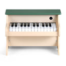 25-Key Wooden Mini Digital Piano – Green