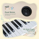 25-Key Wooden Mini Digital Piano – Green