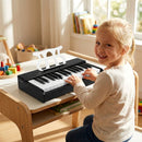 30-Key Kids Desktop Digital Piano – Black