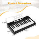 30-Key Kids Desktop Digital Piano – Black