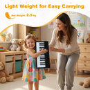 30-Key Kids Desktop Digital Piano – Black