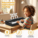 30-Key Kids Desktop Digital Piano – Black