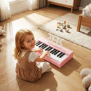30-Key Kids Desktop Digital Piano – Pink
