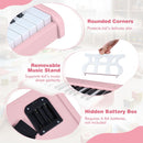 30-Key Kids Desktop Digital Piano – Pink