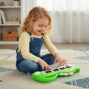 Dinosaur-Shaped Kids Keyboard with Music and Lights – Green