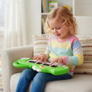 Dinosaur-Shaped Kids Keyboard with Music and Lights – Green