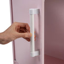 Double-Sided Wooden Play Kitchen with Light and Sound Hood – Pink